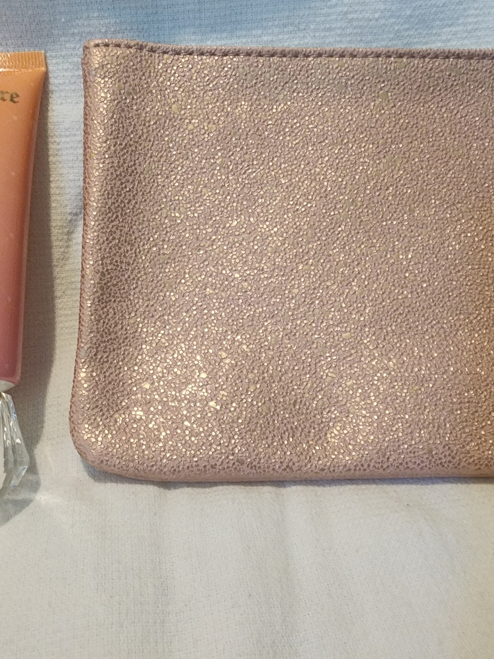 Juicy Couture Golden Hour Hand Cream. Ipsy Sparkle Pink Cosmetic Pouch - Picture 2 of 5